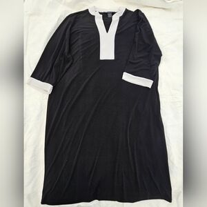 Ashley Stewart Black and White Dress